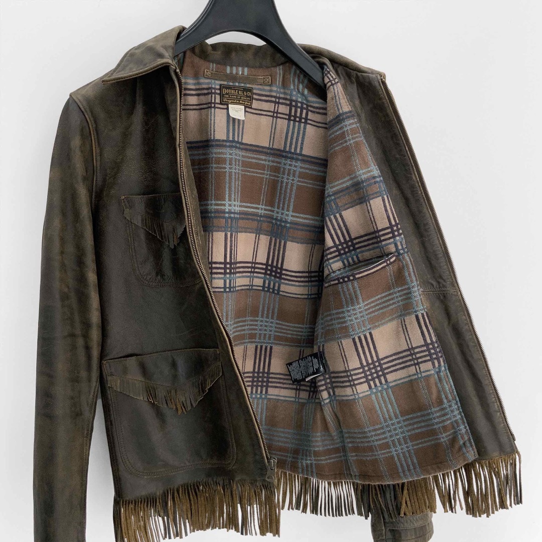 RRL - 24FW RRL 新品 フリンジ レザー ジャケット ダブルアール RRL - 24FW RRL 新品 フリンジ レザー ジャケット ダブルアール