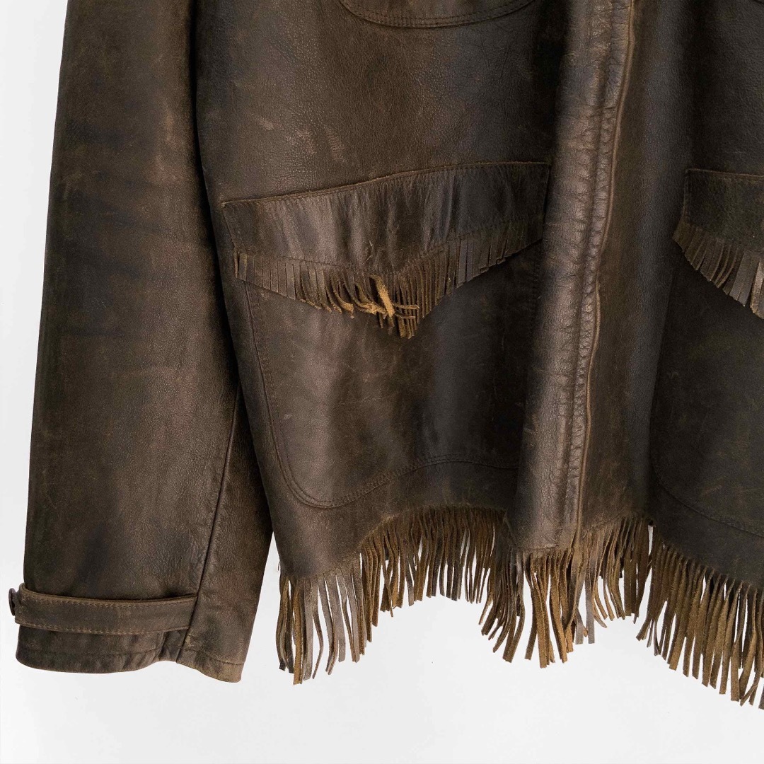 RRL - 24FW RRL 新品 フリンジ レザー ジャケット ダブルアール RRL - 24FW RRL 新品 フリンジ レザー ジャケット ダブルアール