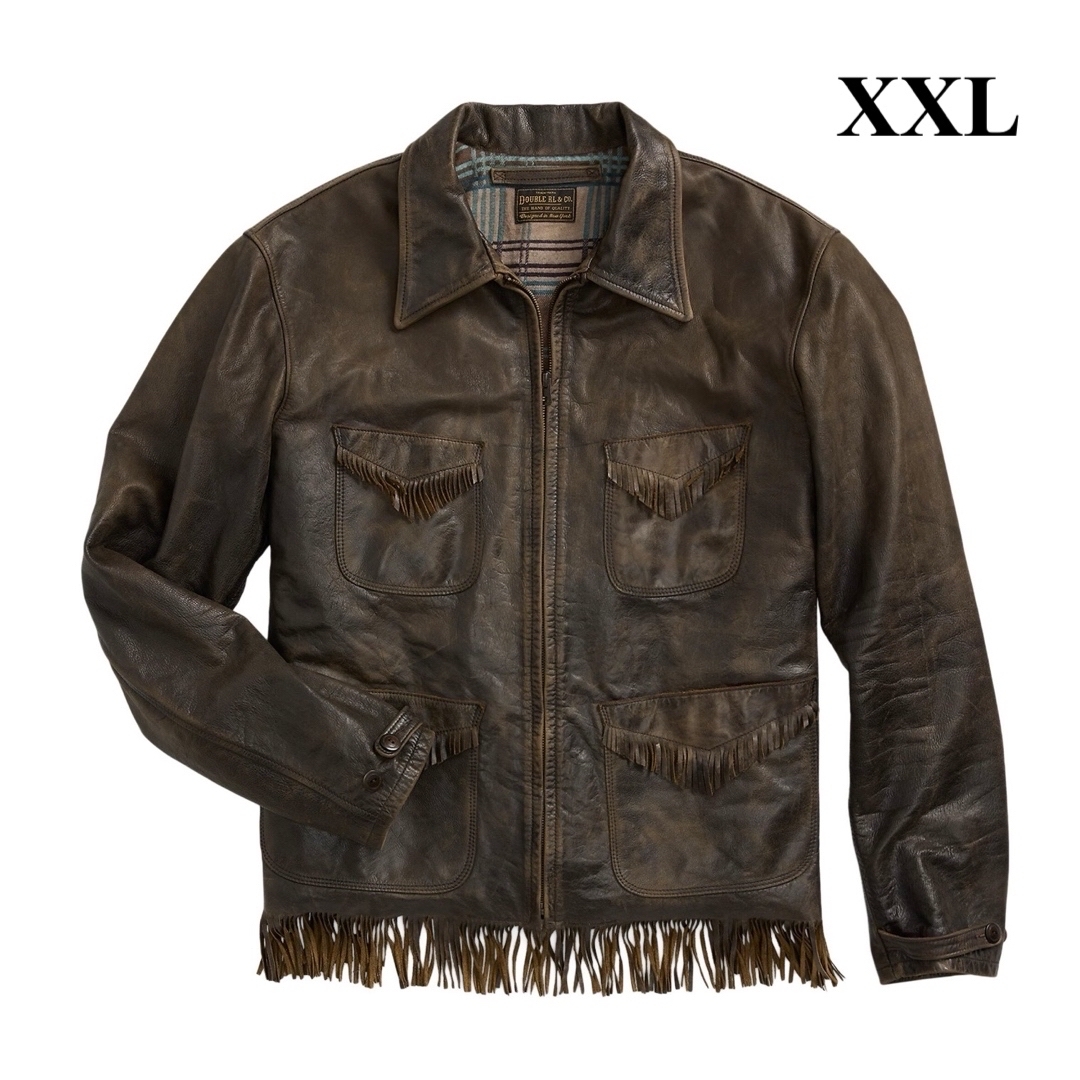 RRL - 24FW RRL 新品 フリンジ レザー ジャケット ダブルアール RRL - 24FW RRL 新品 フリンジ レザー ジャケット ダブルアール