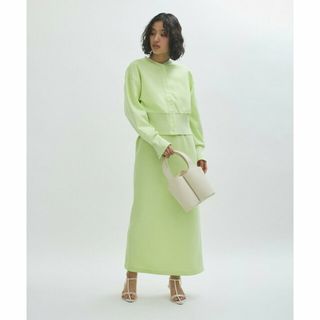 アダムエロペファム(ADAM ET ROPE' FEMME)の【ライトグリーン（33）】【サステナブル】カーディガンコンビタンクワンピース(ロングワンピース/マキシワンピース)