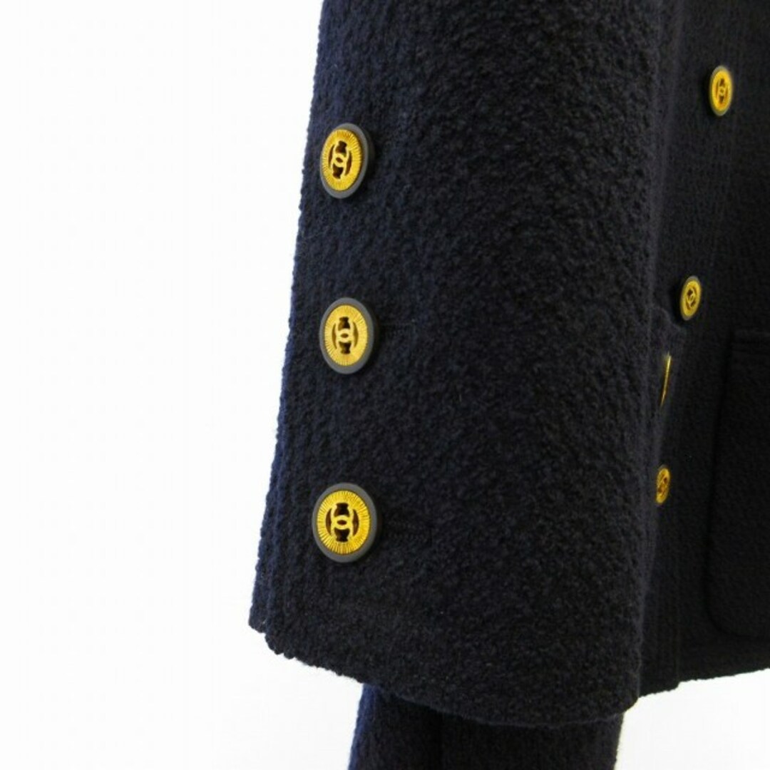 CHANEL - シャネル 美品 90's ココマーク 金釦 ツイード CHANEL - シャネル 美品 90's ココマーク 金釦 ツイード