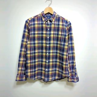ジムフレックス(GYMPHLEX)の★ Gymphlex GP 起毛 コットン チェック ボタンダウン シャツ(シャツ/ブラウス(長袖/七分))