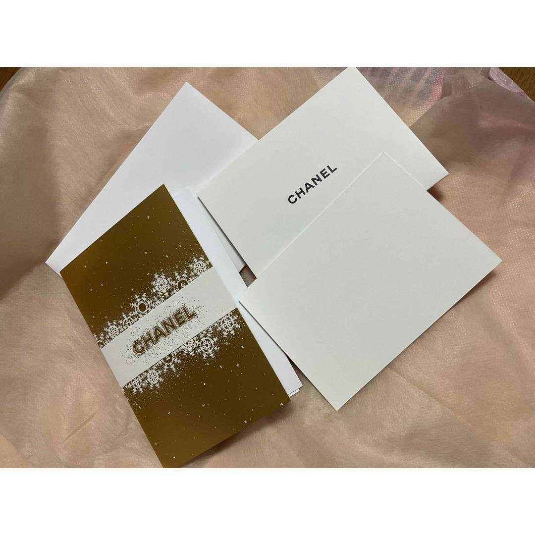 CHANEL(シャネル)のシャネル 限定カードとカード ハンドメイドの文具/ステーショナリー(カード/レター/ラッピング)の商品写真