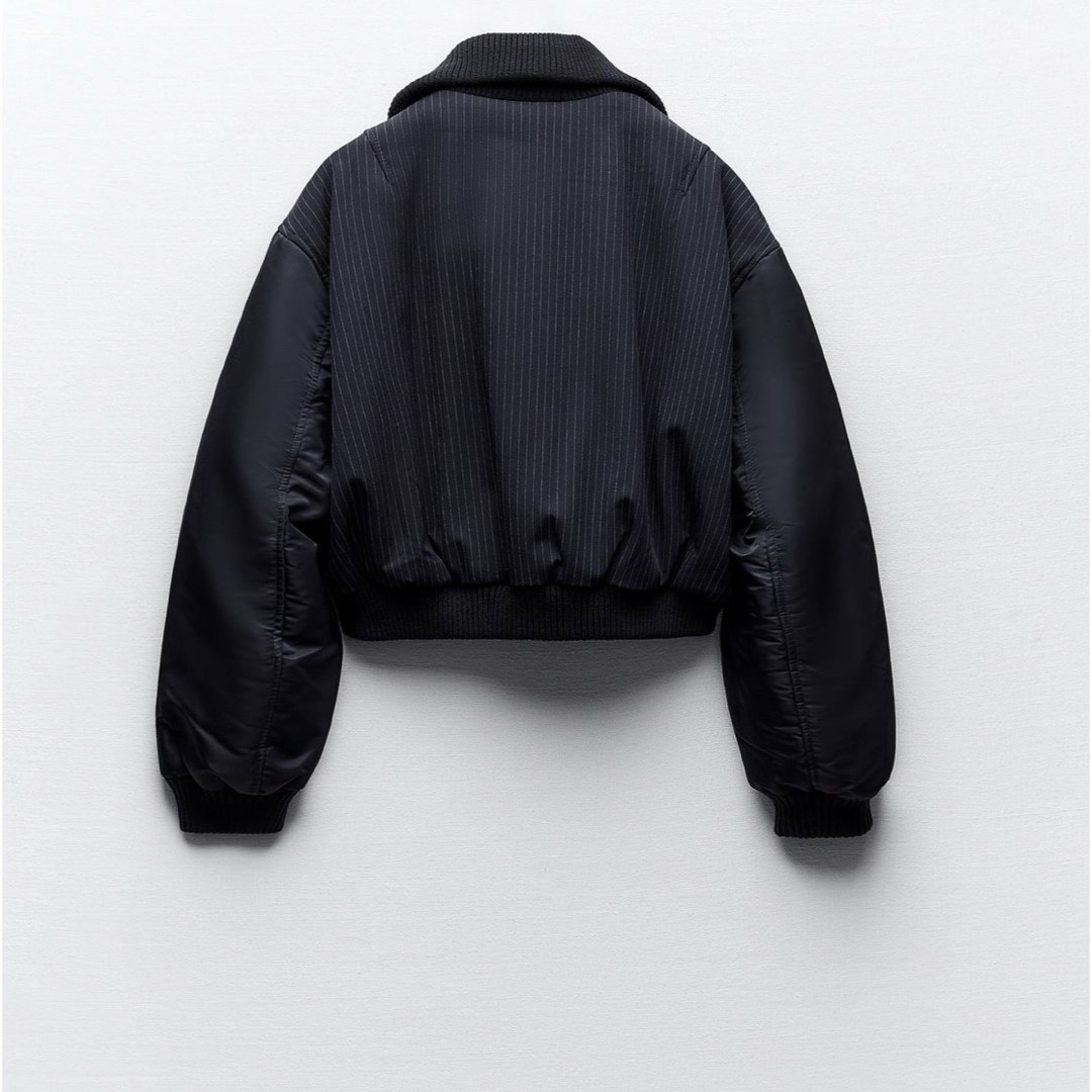 ZARA - ZARA ザラ コントラスト ボンバージャケット sacai MA-1 ZARA - ZARA ザラ コントラスト ボンバージャケット sacai MA-1