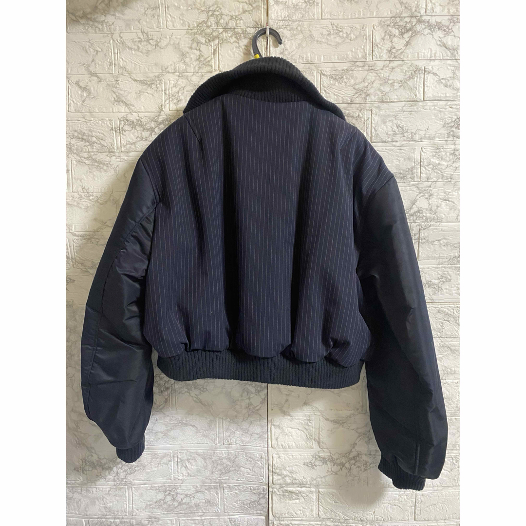 ZARA - ZARA ザラ コントラスト ボンバージャケット sacai MA-1 ZARA - ZARA ザラ コントラスト ボンバージャケット sacai MA-1