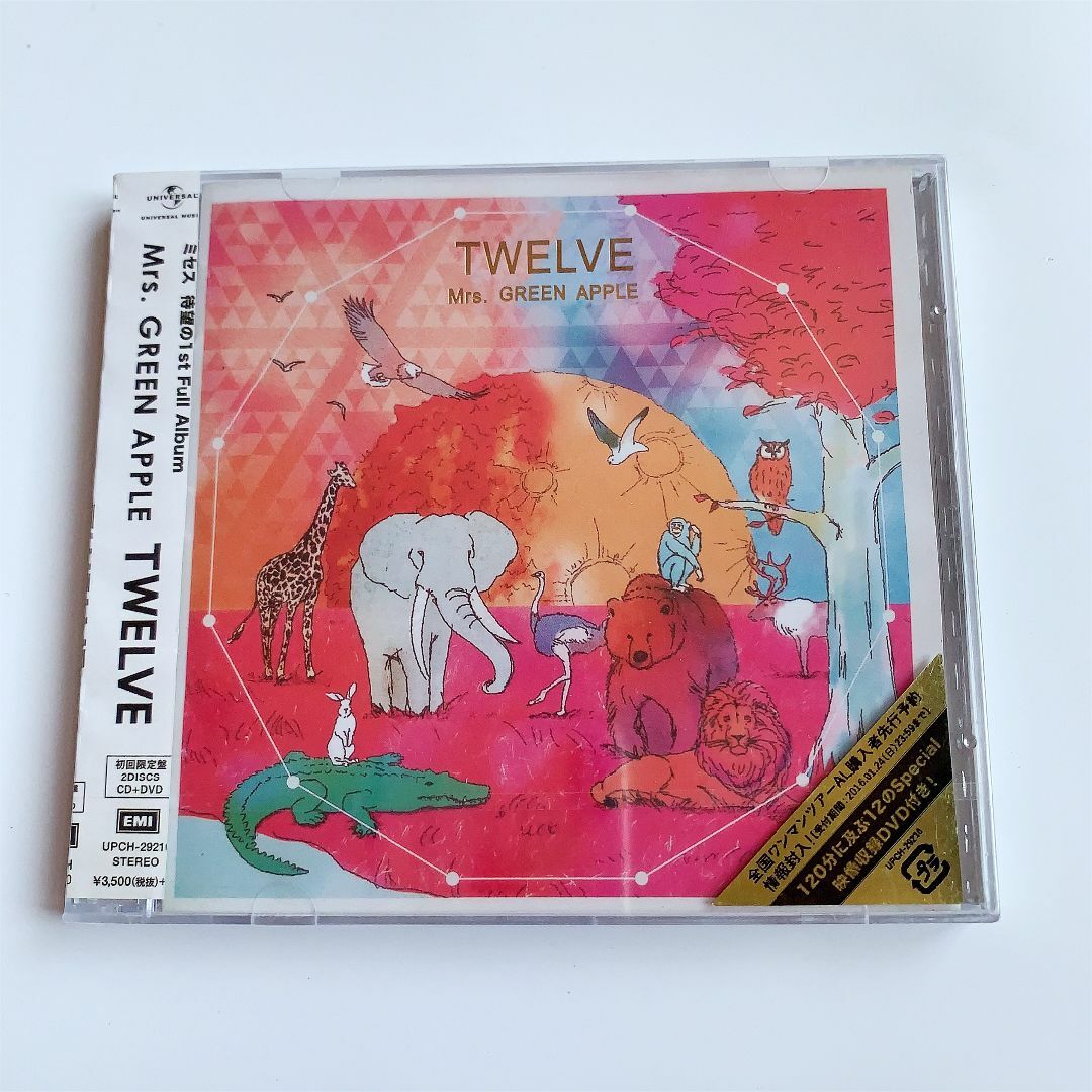 Mrs. GREEN APPLE TWELVE 初回限定盤 CD+DVDの通販 by nspan's Mrs. GREEN APPLE TWELVE 初回限定盤 CD+DVDの通販 by nspan's