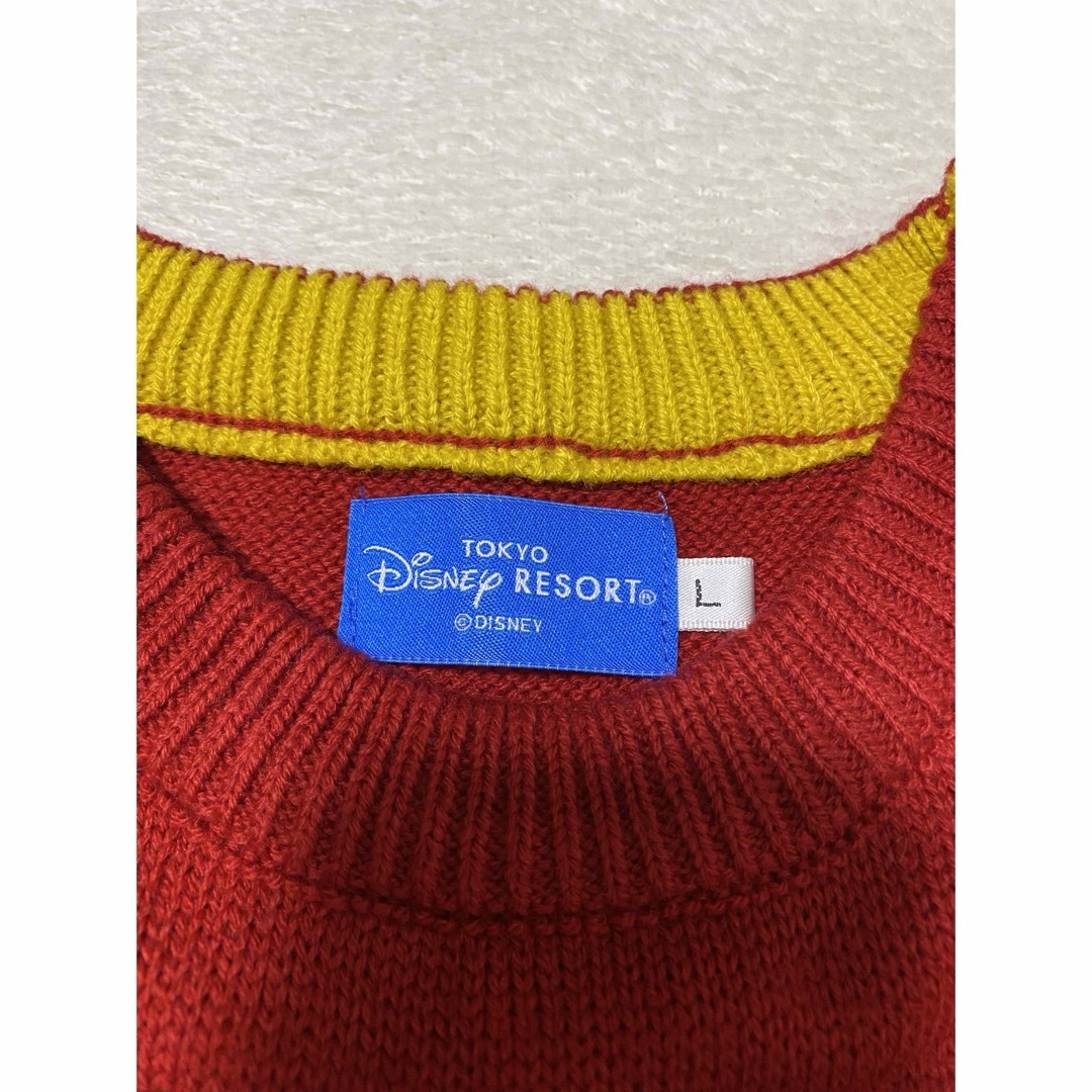 Disney - ディズニー ミニー セーター ニット 赤 レッド Lサイズ Disney - ディズニー ミニー セーター ニット 赤 レッド Lサイズ