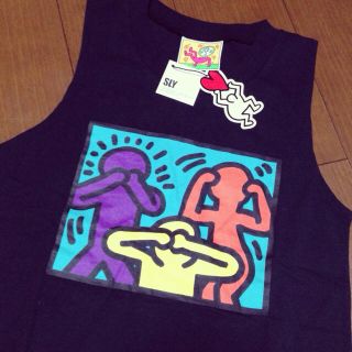 スライ(SLY)のSLY×Keith Haring(Tシャツ(半袖/袖なし))