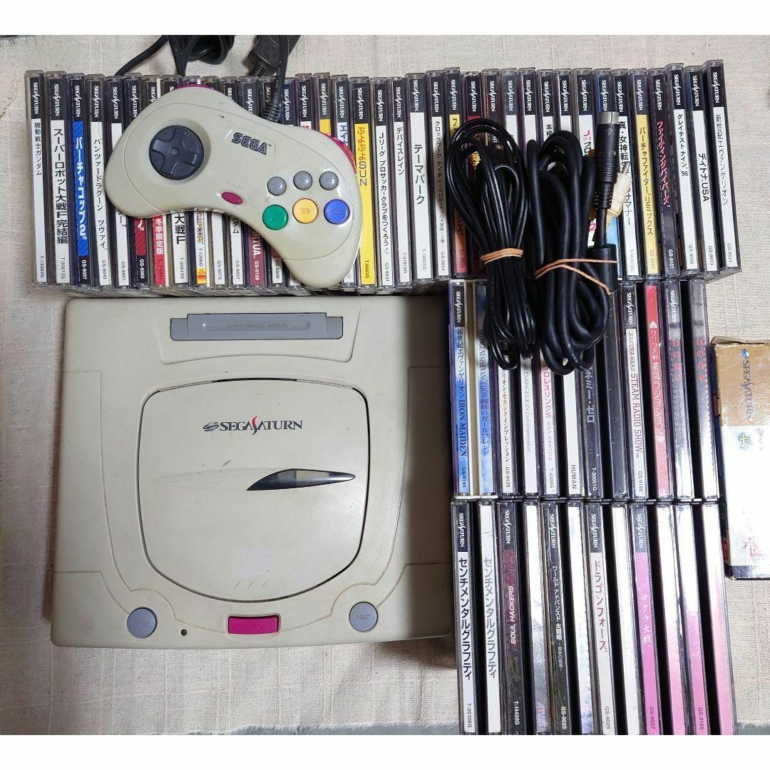 セガサターン 本体+ソフト50本セット G セガサターン 本体+ソフト50本セット G