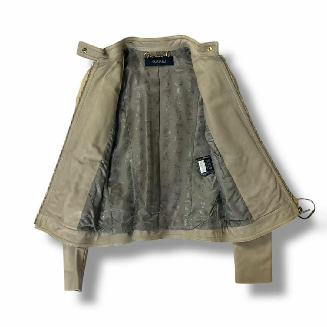 GUCCI - 【未使用】GUCCI レザー ライダース ジャケット 36 GUCCI - 【未使用】GUCCI レザー ライダース ジャケット 36