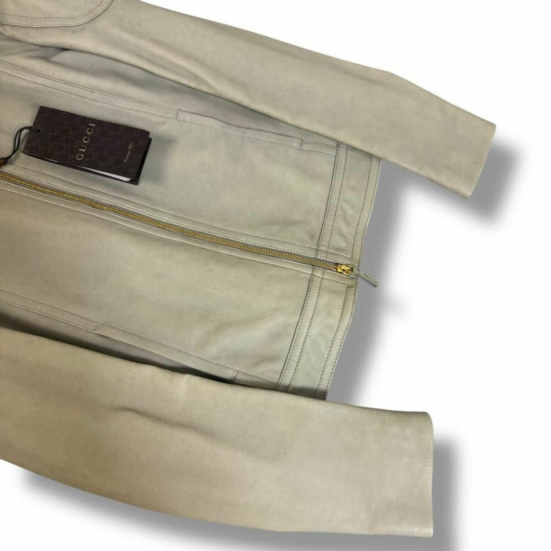 GUCCI - 【未使用】GUCCI レザー ライダース ジャケット 36 GUCCI - 【未使用】GUCCI レザー ライダース ジャケット 36
