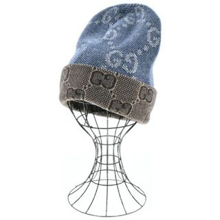 GUCCI - GUCCI グッチ ニットキャップ・ビーニー 57cm 黒 【古着 GUCCI - GUCCI グッチ ニットキャップ・ビーニー 57cm 黒 【古着