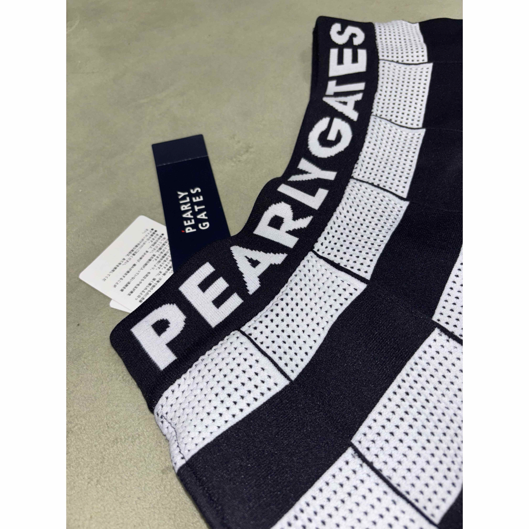 PEARLY GATES - (新品)パーリーゲイツ 、ボーダー柄、ワッフル PEARLY GATES - (新品)パーリーゲイツ 、ボーダー柄、ワッフル