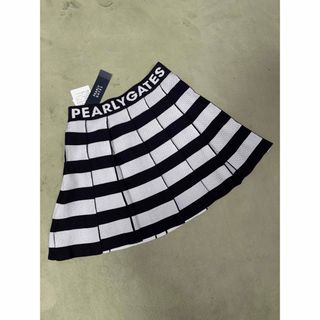 PEARLY GATES - (新品)パーリーゲイツ 、ボーダー柄、ワッフル PEARLY GATES - (新品)パーリーゲイツ 、ボーダー柄、ワッフル