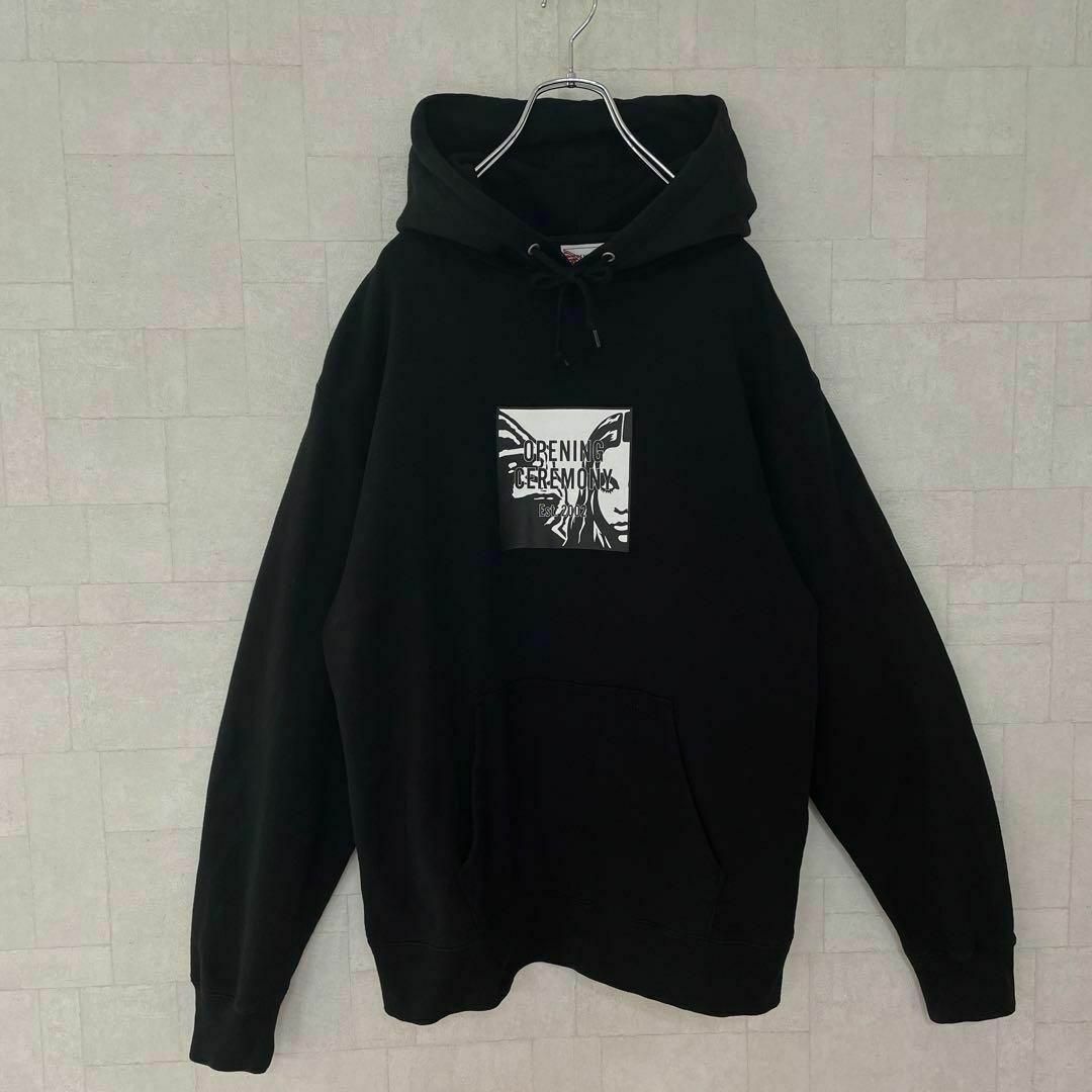 XLARGE - XLARGE×X-girl センター限定コラボパーカー 黒 Mの通販 XLARGE - XLARGE×X-girl センター限定コラボパーカー 黒 Mの通販