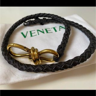 BOTTEGA VENETA - BOTTEGA VENETA / ノットベルト 75 ブラック BOTTEGA VENETA - BOTTEGA VENETA / ノットベルト 75 ブラック