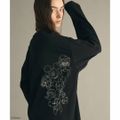 【ブラック】Disney/ディズニー バックサイドプリントTシャツ【ユニセックス