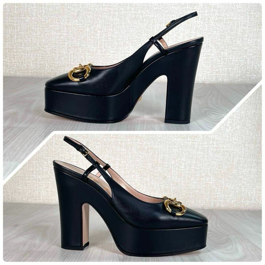 GUCCI - 【美品】グッチ 厚底ハイヒール パンプス ホースビット GUCCI - 【美品】グッチ 厚底ハイヒール パンプス ホースビット