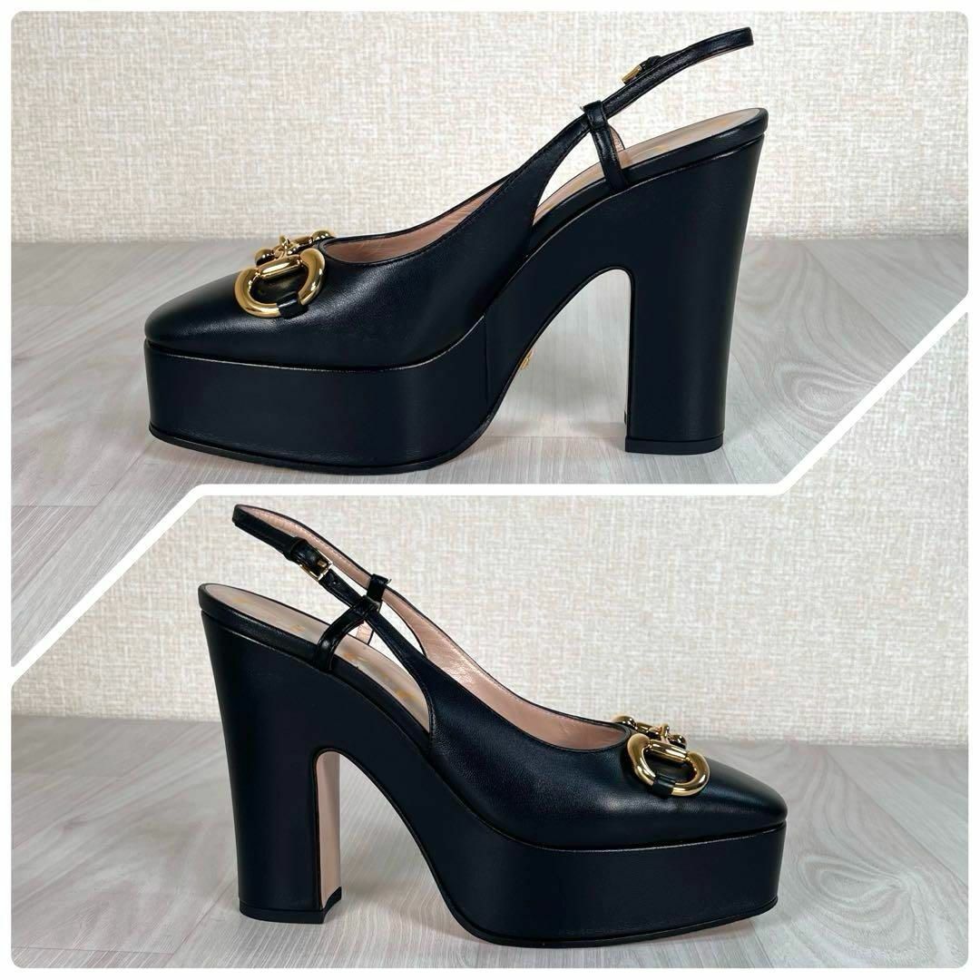 GUCCI - 【美品】グッチ 厚底ハイヒール パンプス ホースビット GUCCI - 【美品】グッチ 厚底ハイヒール パンプス ホースビット