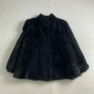 毛皮コート BLACKGLAMA ブラックグラマ毛足長め11号L 毛皮コート BLACKGLAMA ブラックグラマ毛足長め11号L