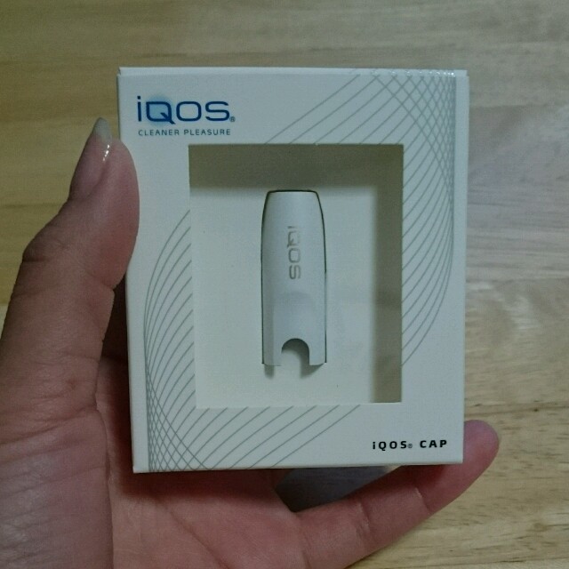 iQOS★アイコス★キャップ★白 メンズのファッション小物(タバコグッズ)の商品写真