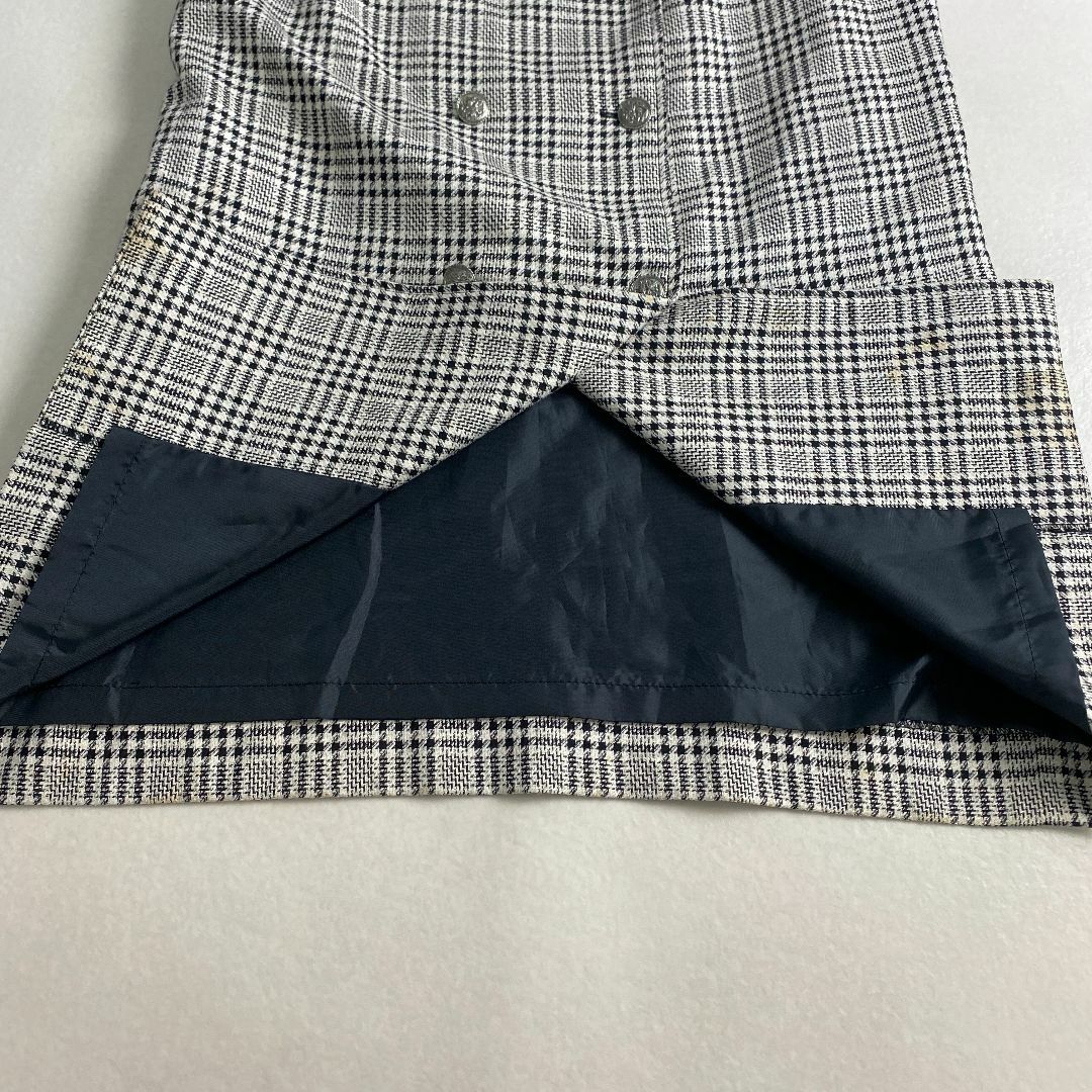 VINTAGE - ヴィンテージ ワンピース 千鳥格子柄 ボウタイ ダブル VINTAGE - ヴィンテージ ワンピース 千鳥格子柄 ボウタイ ダブル