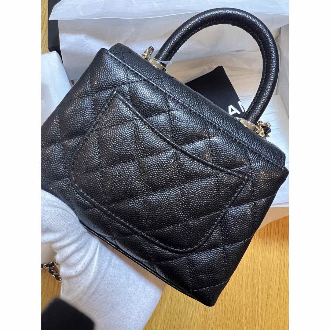 CHANEL - CHANELココハンドル14.5cm BLACKの通販 by star.shop