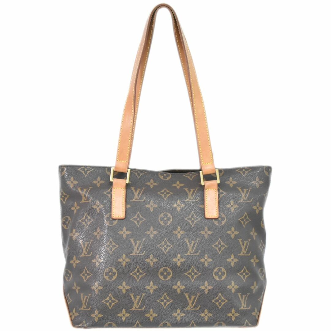 LOUIS VUITTON - 本物 ルイヴィトン LOUIS VUITTON LV カバピアノ モノグラム トートバッグ ショルダーバッグ ブラウン M51148 Cabas Piano ビトン バッグ 中古