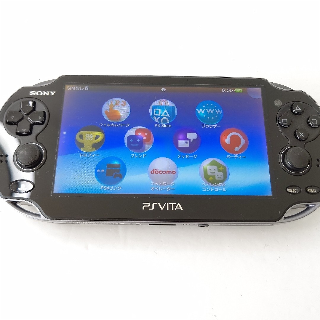 PlayStation Vita - SONY PSvita pch1100 クリスタルブラック 極 PlayStation Vita - SONY PSvita pch1100 クリスタルブラック 極