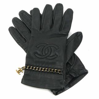 CHANEL - シャネル CHANEL CC ココマーク グローブ 手袋 CHANEL - シャネル CHANEL CC ココマーク グローブ 手袋