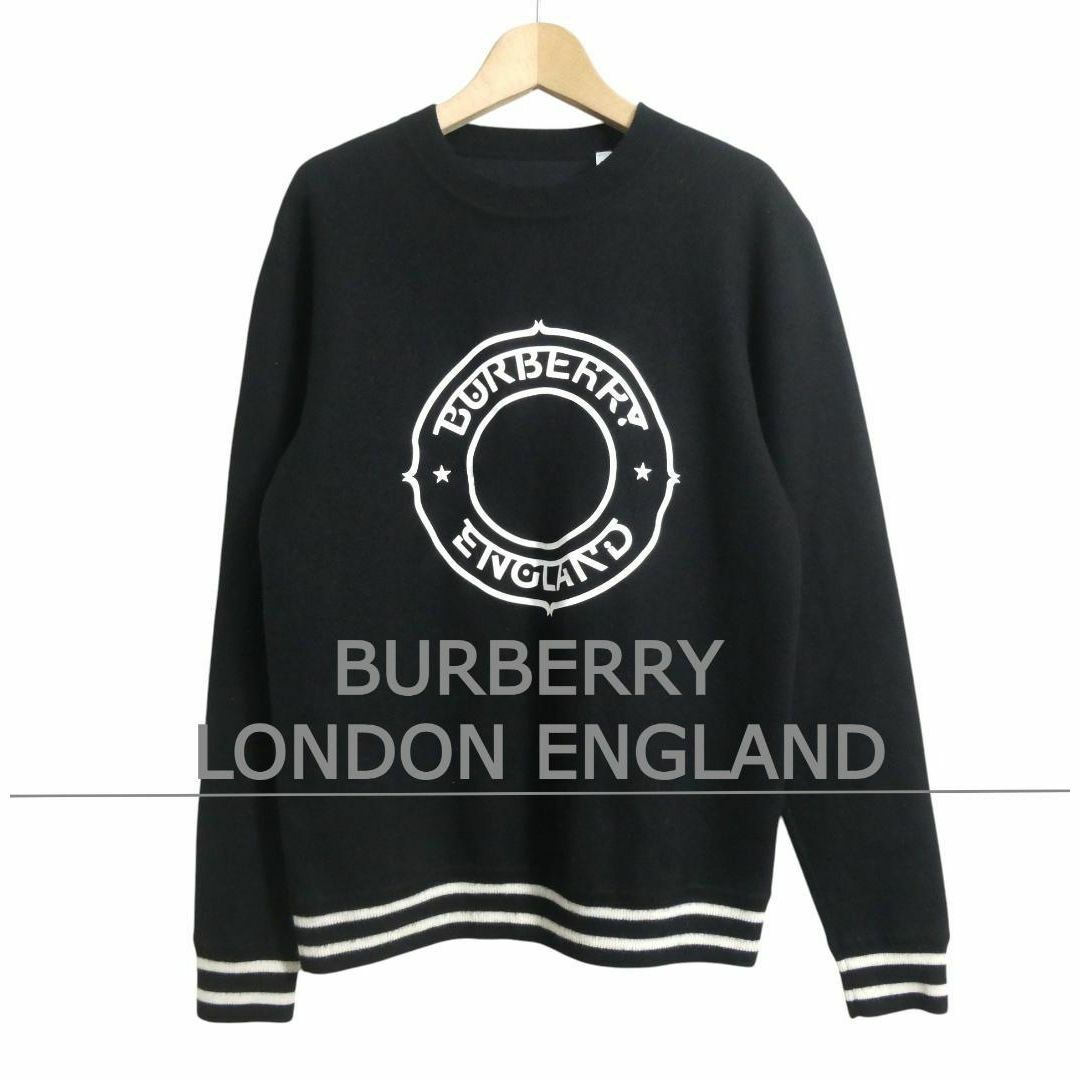 美品 BURBERRY ラバーサークルロゴグラフィック トレーナー プル 美品 BURBERRY ラバーサークルロゴグラフィック トレーナー プル