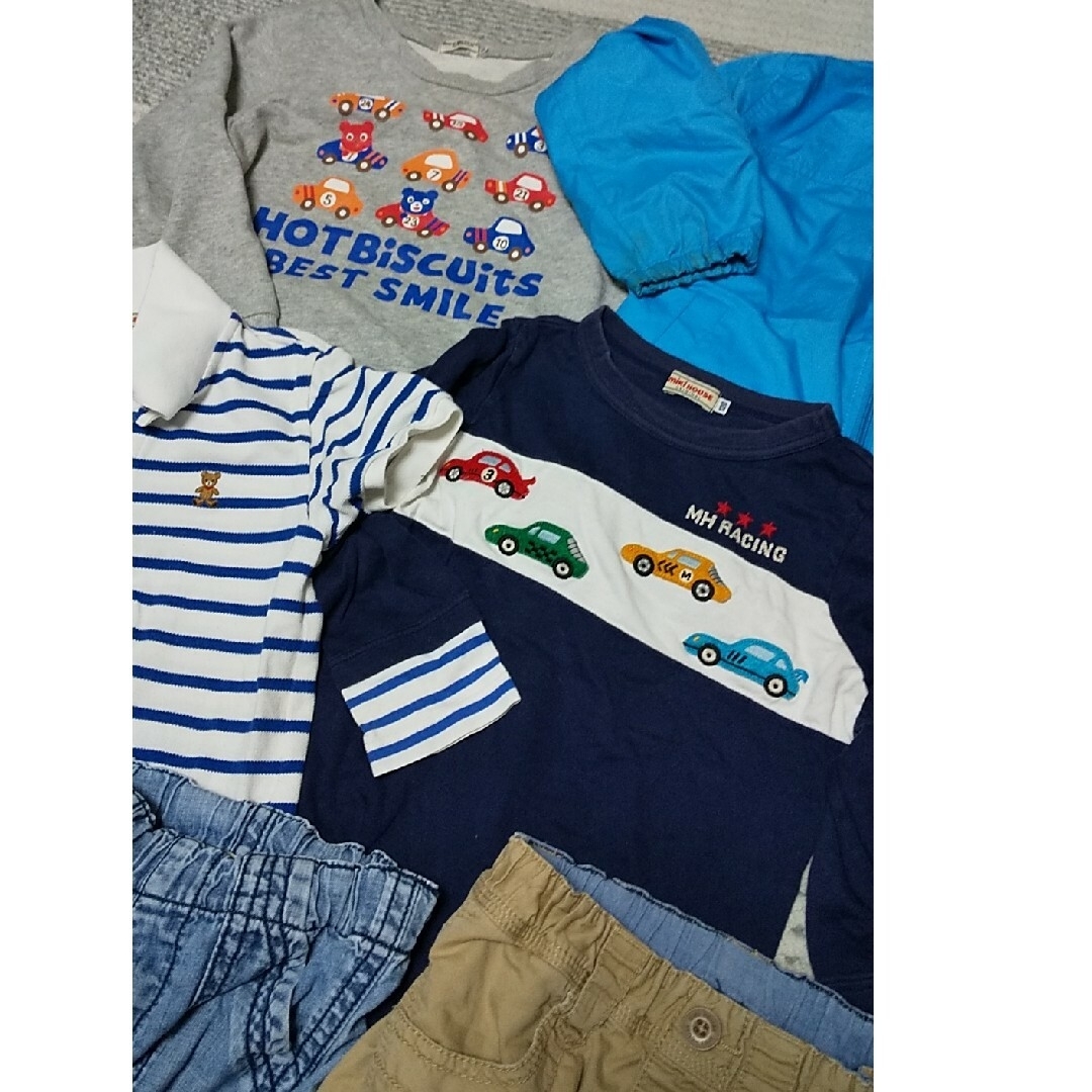 ミキハウス 120 服 まとめ 8点セット 上着 長袖 半袖 ズボン