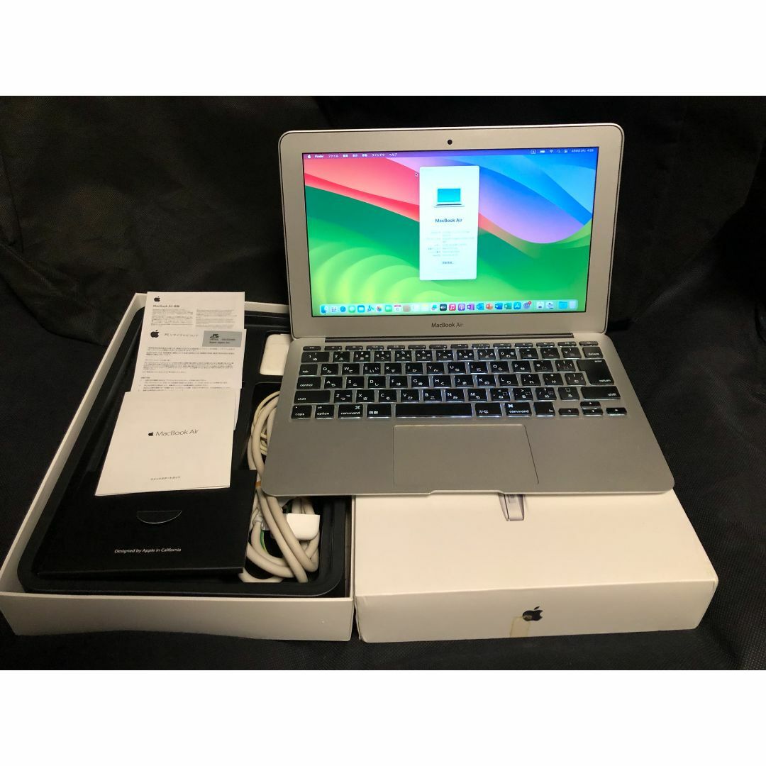 MacBook Air 11 Mid つなが 2013・オフィス・W11デュアル・箱付き MacBook Air 11 Mid つなが 2013・オフィス・W11デュアル・箱付き
