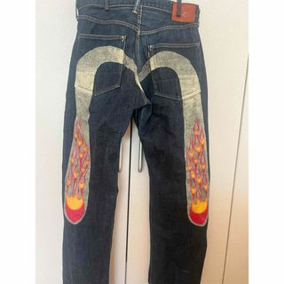 EVISU - 94hj初期 EVISU エヴィス 水牛布パッチ 生成ピケ EVISU - 94hj初期 EVISU エヴィス 水牛布パッチ 生成ピケ