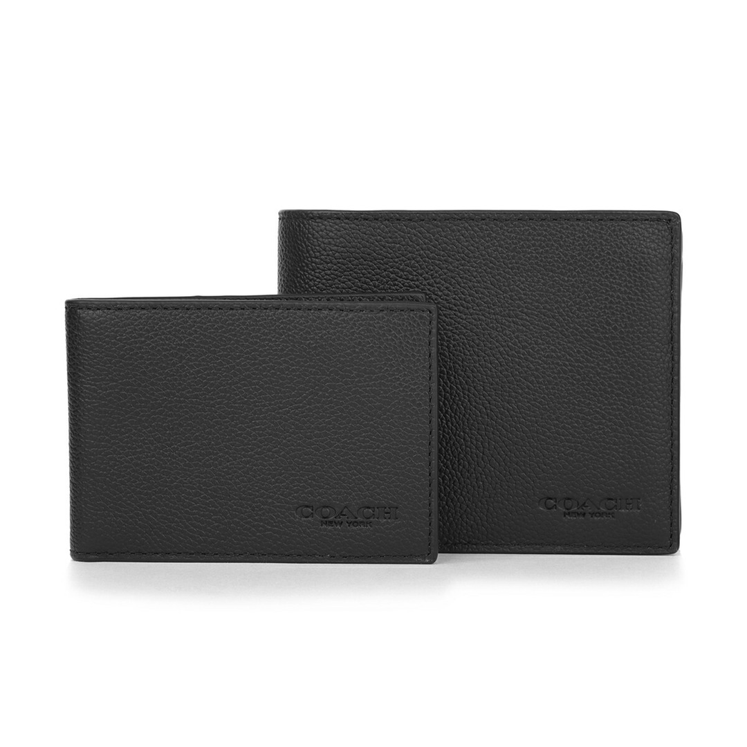 他の人はこちらも検索 新品 コーチ ブラック ウォレット 3-IN-1 2つ折り財布 COACH 小物