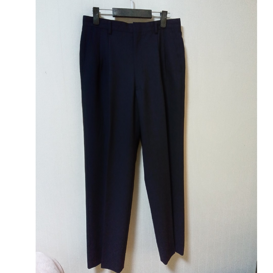 洋服の青山(ヨウフクノアオヤマ)のFull Mark メンズダブルスーツ ダークネイビー 訳あり メンズのスーツ(セットアップ)の商品写真