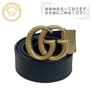 気質アップ GUCCI maika's|グッチならラクマ by 本物GUCCIレディースベルトグッチ黒ブラック刻印80cmの通販 - 小物