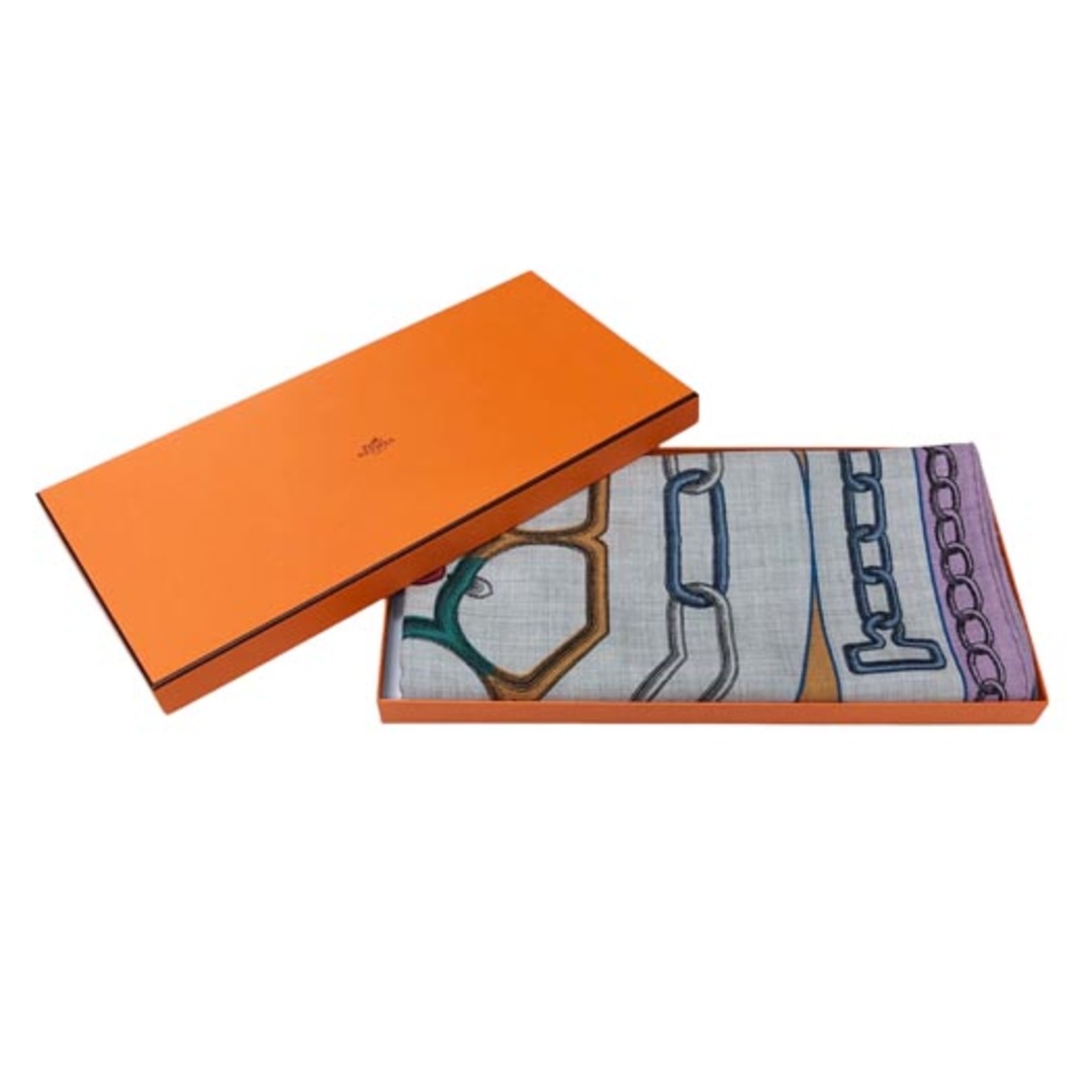 HERMES - エルメス カレジェアン 140 大判 ショール ストール HERMES - エルメス カレジェアン 140 大判 ショール ストール