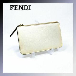 FENDI - □新品同様□ FENDI フェンディ ズッカ柄 PVC×レザー FENDI - □新品同様□ FENDI フェンディ ズッカ柄 PVC×レザー