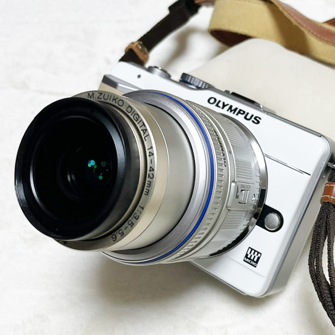OLYMPUS - オリンパス PEN E-PL1 ホワイト（シャッター数500回・元箱）