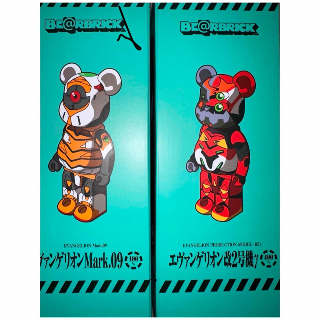 BE@RBRICK エヴァンゲリオンMark.09 改2号機γ 400% セット