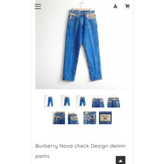 BURBERRY(デニム/ジーンズ)のフリマアイテム一覧 BURBERRY(デニム/ジーンズ)のフリマアイテム一覧