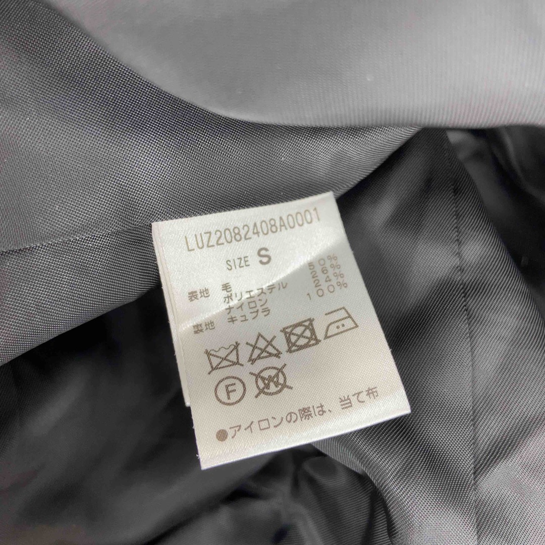 Lui's - Lui's ルイス メンズ チェスターコート ブラック Ssize Lui's - Lui's ルイス メンズ チェスターコート ブラック Ssize