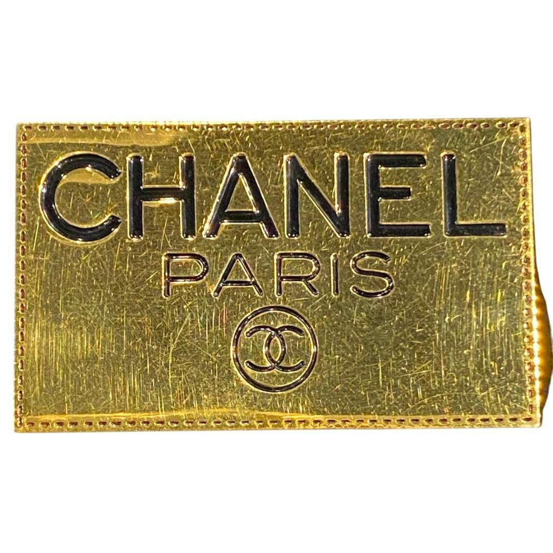 CHANEL - CHANEL シャネル ココマーク ゴールドプレート CHANEL - CHANEL シャネル ココマーク ゴールドプレート