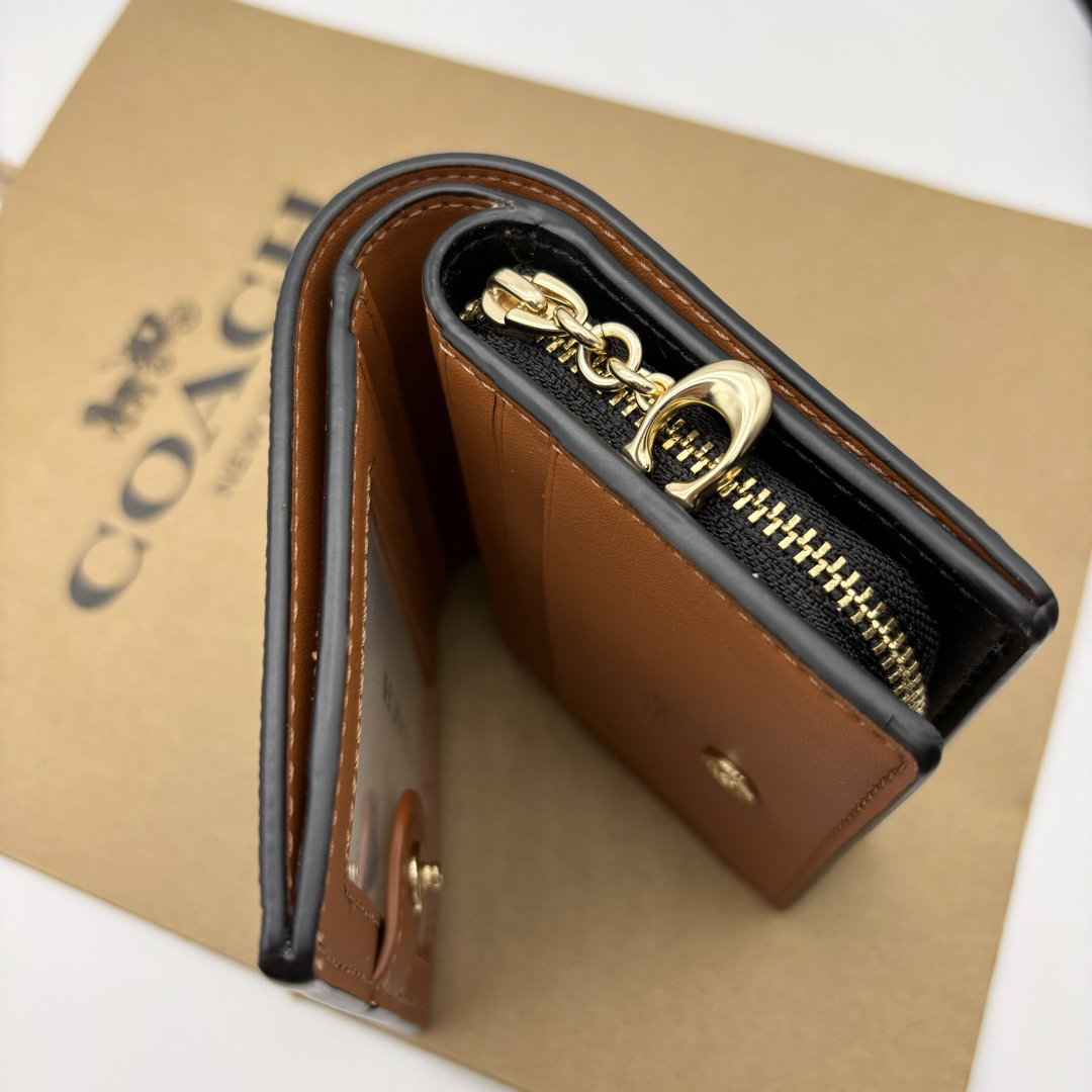 COACH - 【COACH☆新品】スナップ ウォレット・シグネチャー COACH - 【COACH☆新品】スナップ ウォレット・シグネチャー