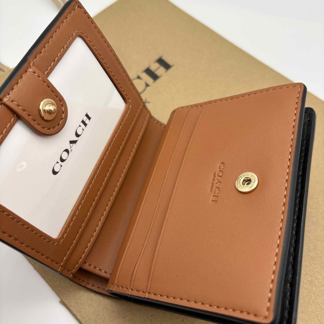 COACH - 【COACH☆新品】スナップ ウォレット・シグネチャー COACH - 【COACH☆新品】スナップ ウォレット・シグネチャー