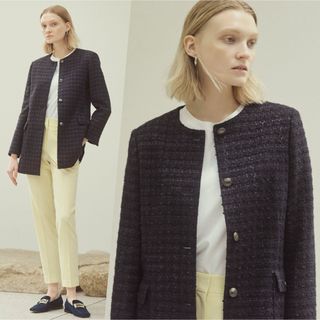 Theory luxe(ノーカラージャケット)のフリマアイテム一覧 Theory luxe(ノーカラージャケット)のフリマアイテム一覧