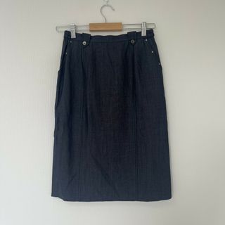 レリアン(leilian)の【Leilian】レリアン　スカート　グレー系　サイズ9　無地　カジュアル　ボトムス　レディース(その他)