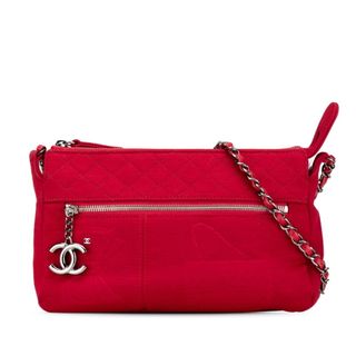 シャネル(CHANEL)のシャネル マトラッセ ココマーク ショルダーバッグ コットン レディース CHANEL 【1-0189237】(ショルダーバッグ)