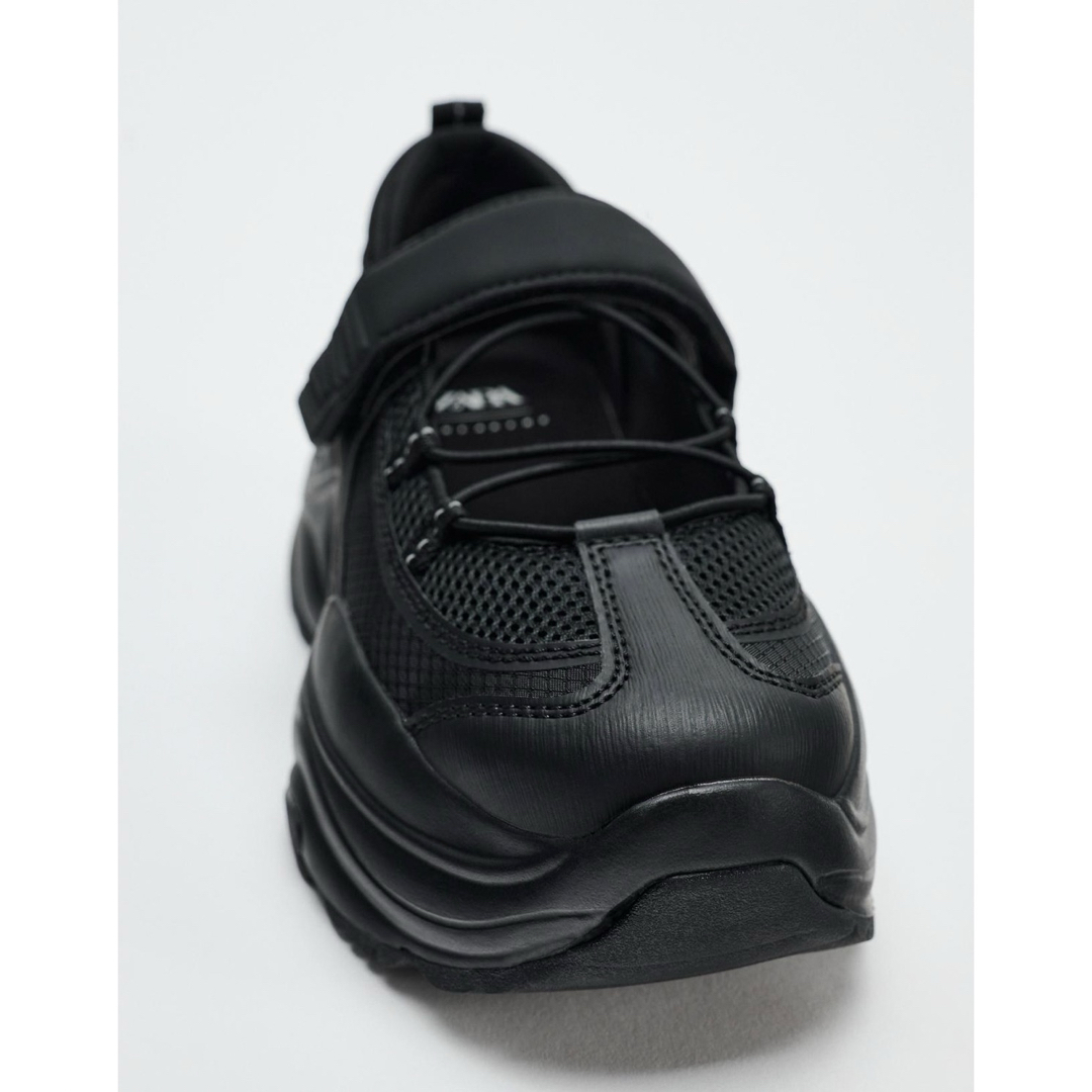 ZARA - ZARA バレエフラットスニーカー 38 新品未使用タグ付き ZARA - ZARA バレエフラットスニーカー 38 新品未使用タグ付き